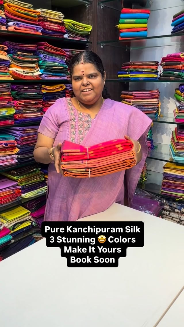 Classic & Trendy Kanchipuram Saree - its beauty is Undeniable!
Pure...