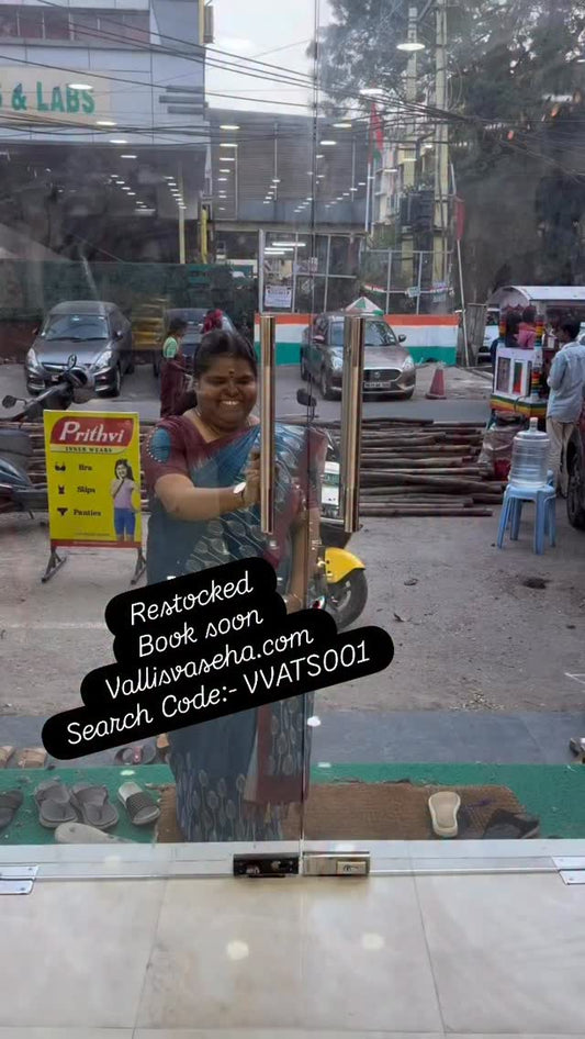 Art Tussar Silk Saree - 5 Colors - Beautiful Tulips Prints - Office...