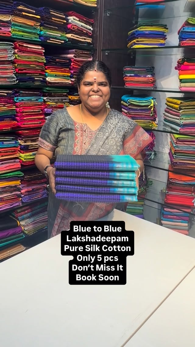 Lakshadeepam Design | Pure Silk Cotton | Book soon | Flat 5% less 
...