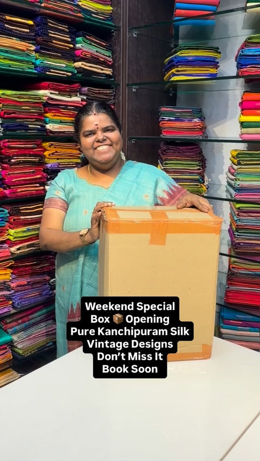 Classic & Trendy Kanchipuram Saree - its beauty is Undeniable!
Pure...