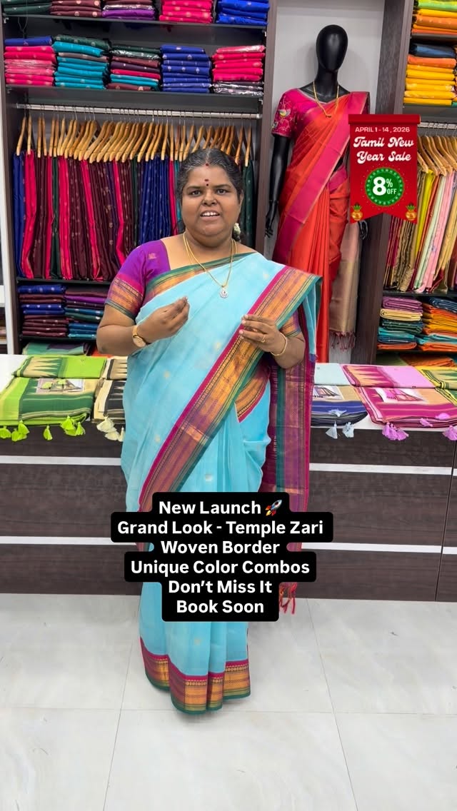 New Launch 🚀| New Variety - Semi Raw silk Design | Zari woven Temp...