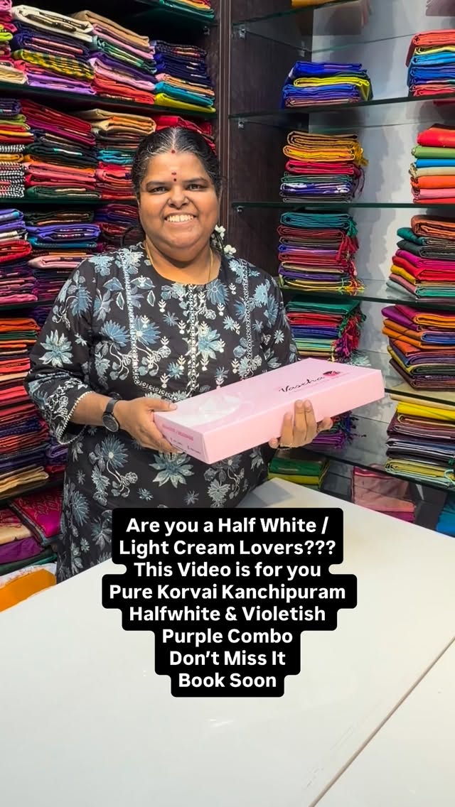 Classic & Trendy Kanchipuram Saree - its beauty is Undeniable!
Pure...