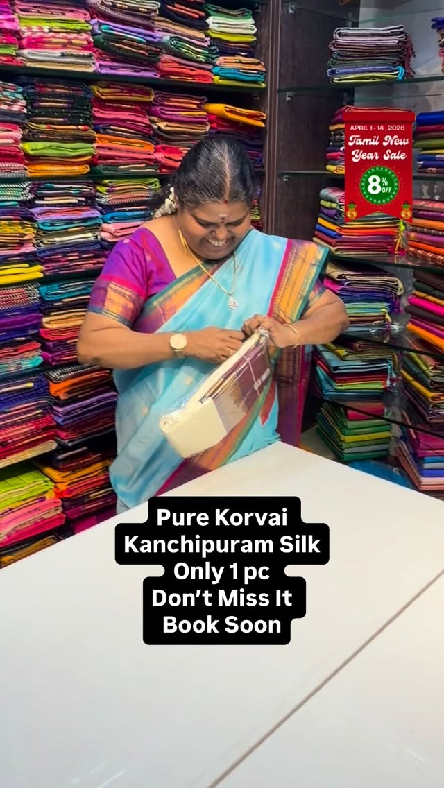 Classic & Trendy Kanchipuram Saree - its beauty is Undeniable!
Pure...