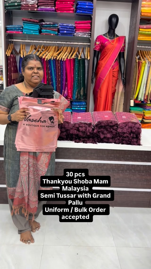 30 Sarees - Thankyou Shoba Mam - Malaysia -- Thankyou for placing U...