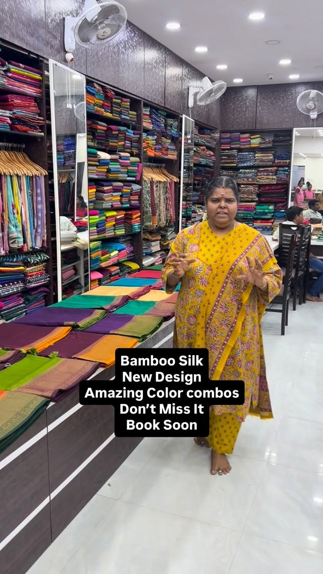Bamboo silk Saree | Contrast Blouse | Flat 5% less

Vallisvaseha.co...
