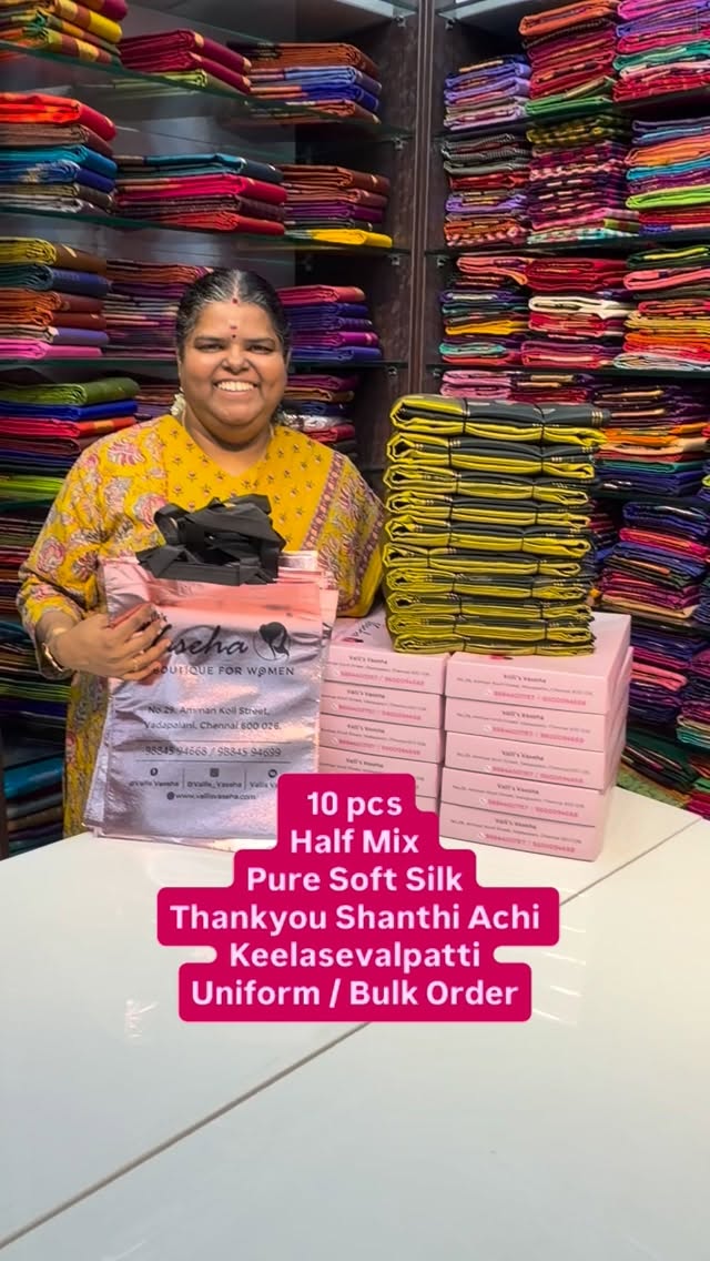 10 Sarees - Thankyou Shanthi Achi - Keelasevalpatti - Thankyou for ...