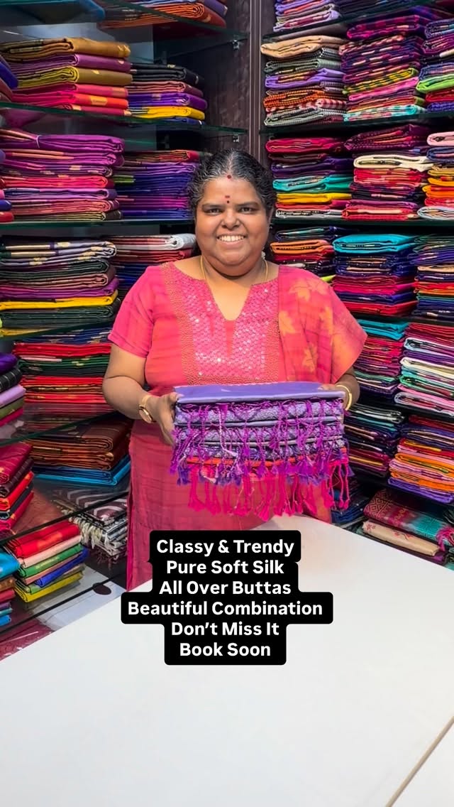 Unique & Trendy | Pure Soft Silk Saree | Flat 5% less now 

Vallisv...