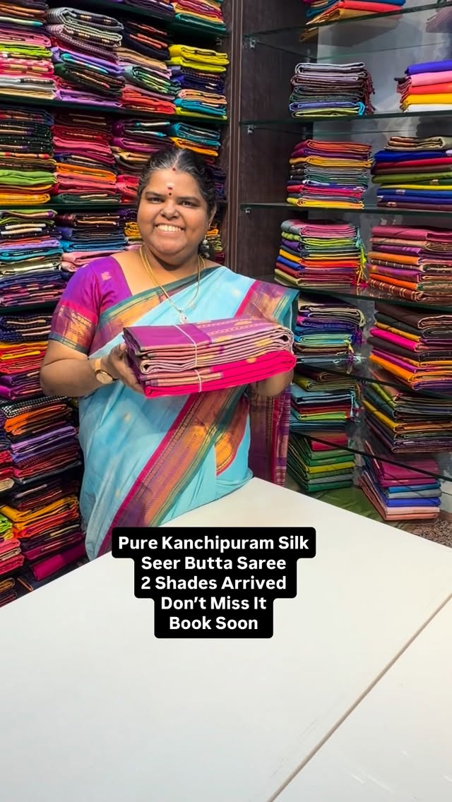Classic & Trendy Kanchipuram Saree - its beauty is Undeniable!
Pure...