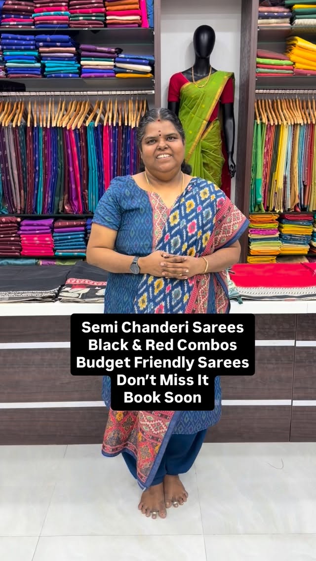 Semi Chanderi Saree - Flat 5% less now - Book Soon 

Vallisvaseha.c...