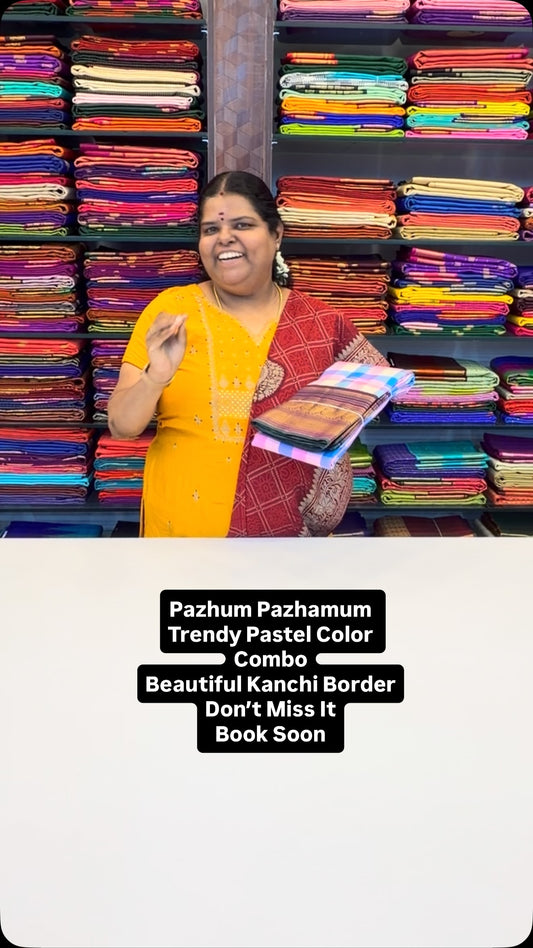 Vintage - Pazhum Pazhamum - Pure Kanchipuram Silk Saree | Flat 5% l...