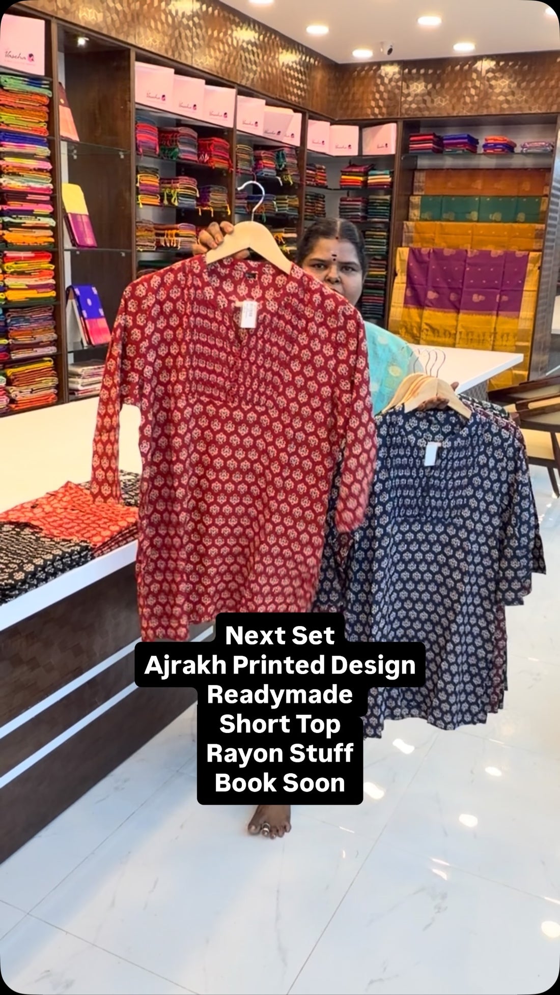 Readymade - Short Top - Soft Light Weight Rayon - Comfortable for S...
