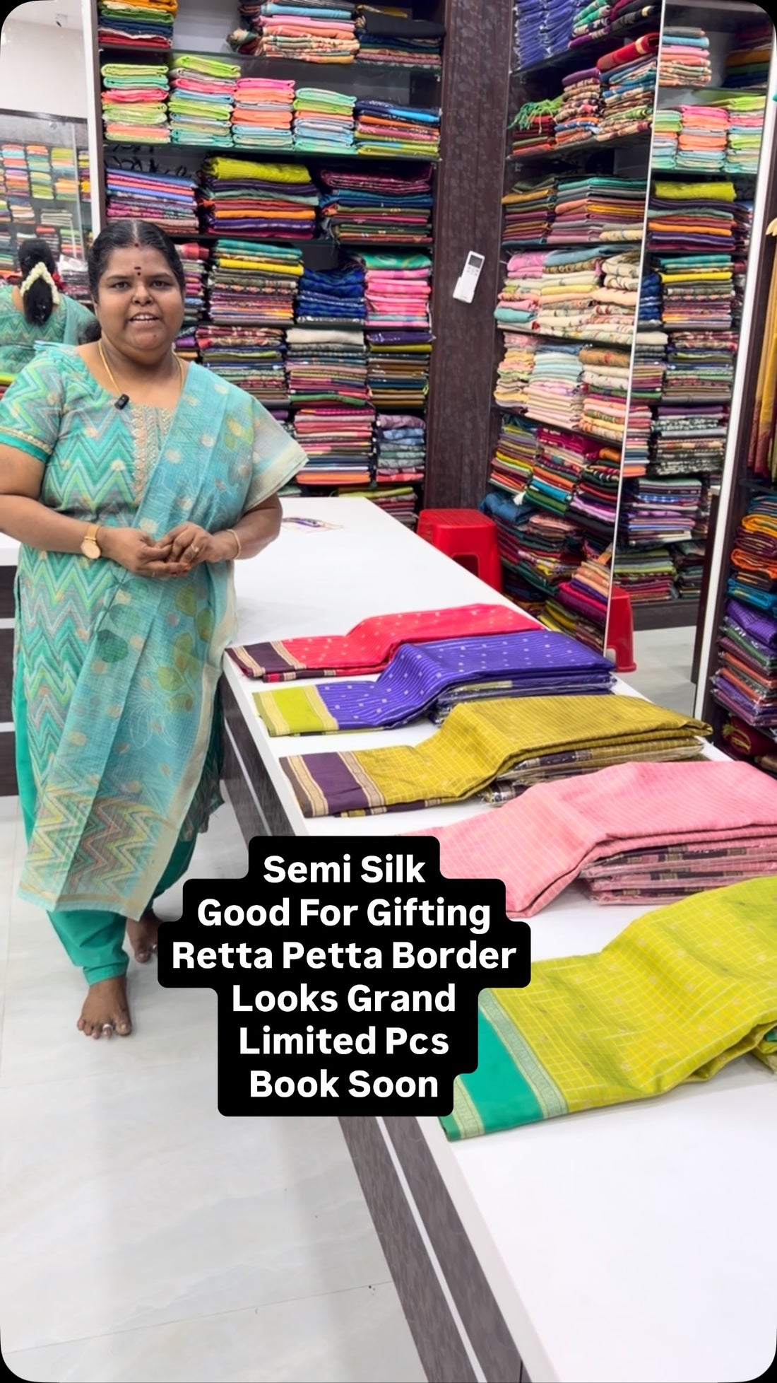 Semi Silk Saree | Retta Petta Border | Good For Gifting 

Vallisvas...