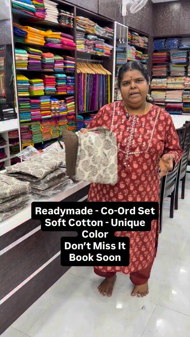 Search Code:- VVCS012
Readymade | Co-Ord Set | Don’t Miss It | Book...