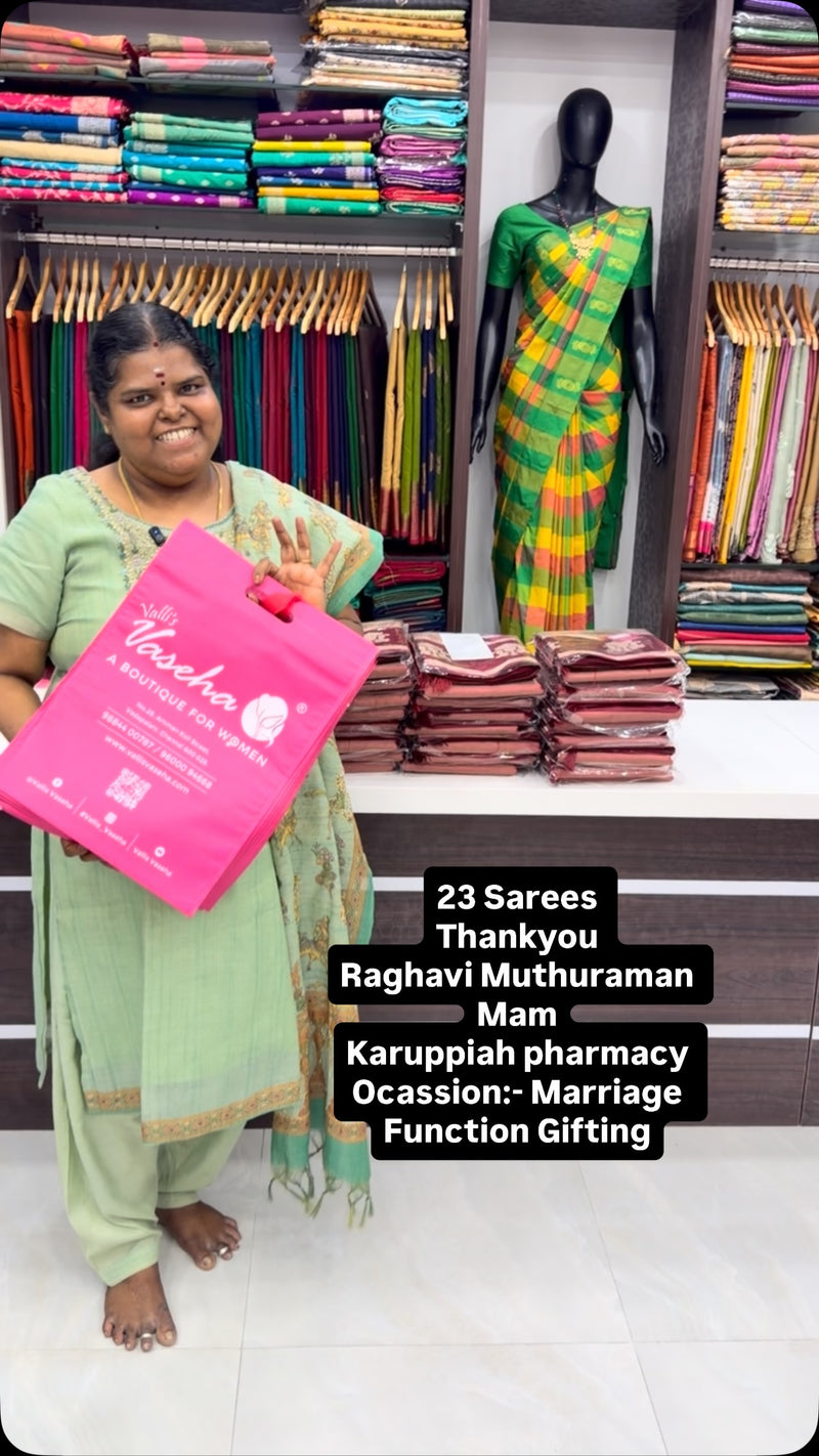 23 Sarees - Thankyou Raghavi Muthuraman Mam - 
Karuppiah pharmacy -...