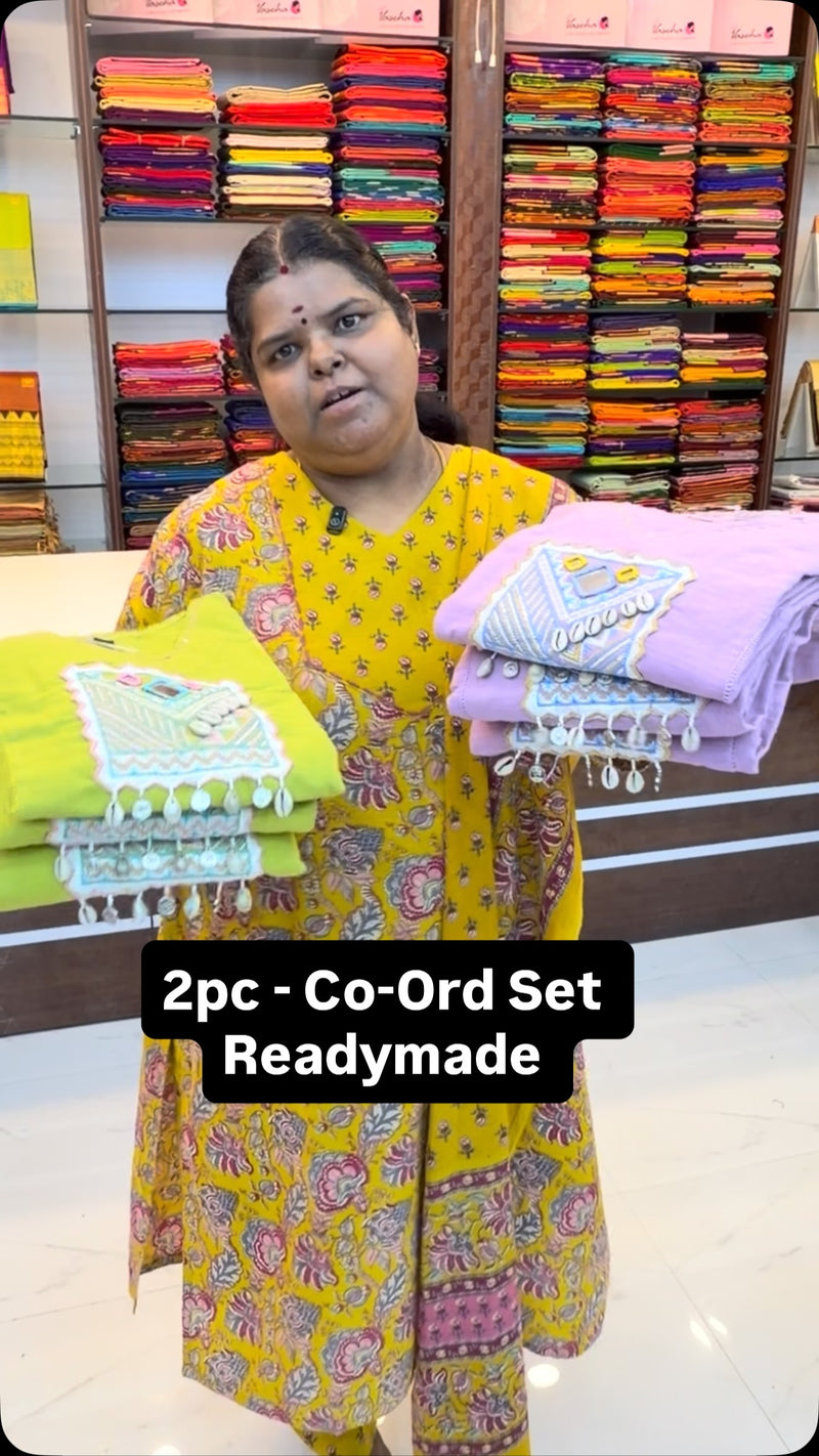 Search Code:- VVCS010
Readymade | Co-Ord Set | Don’t Miss It | Book...