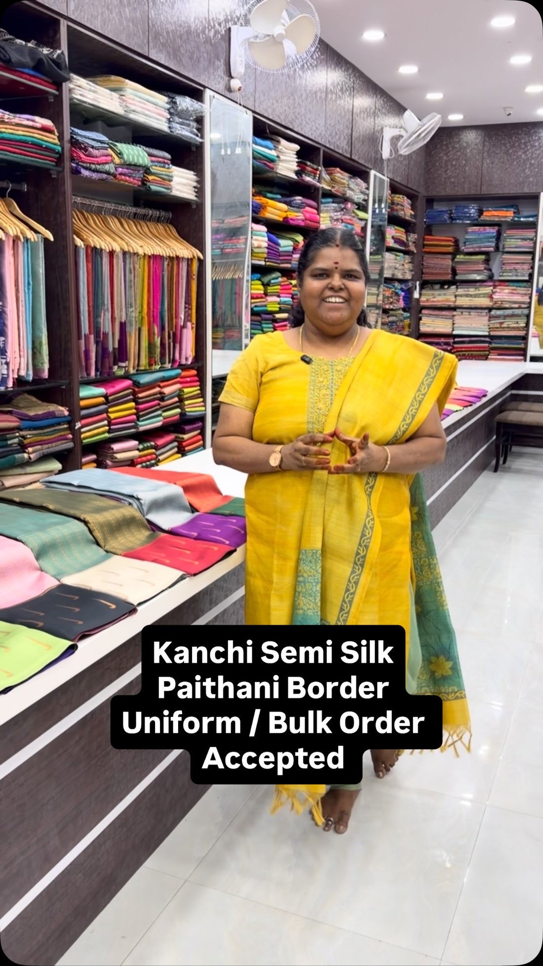 Get Ready to shine in Kanchi Semi silk saree 💫⚡️ | Good for giftin...