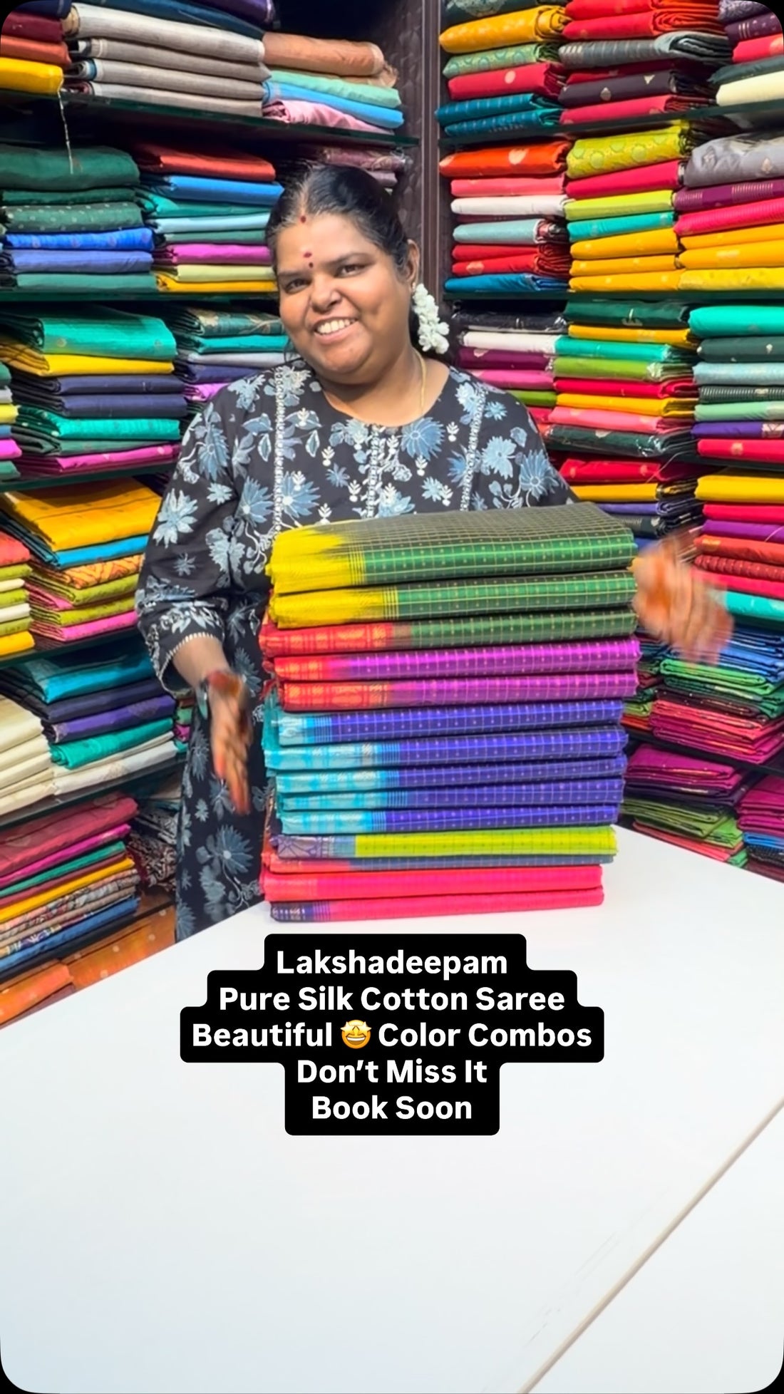 Lakshadeepam Design | Pure Silk Cotton | Book soon | Flat 5% less 
...