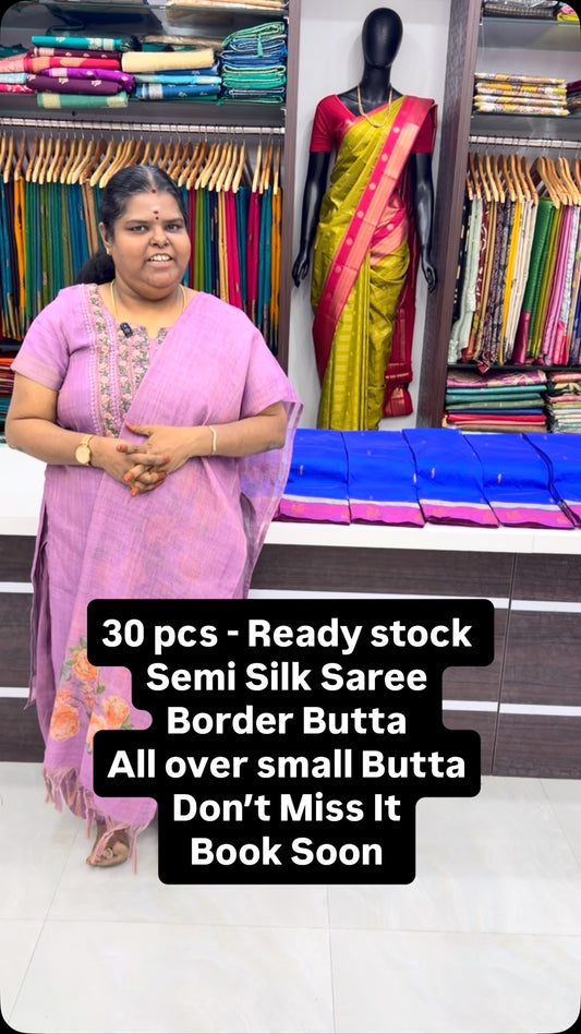 Get Ready to shine in  Semi silk saree 💫⚡️ | Good for gifting | Bu...