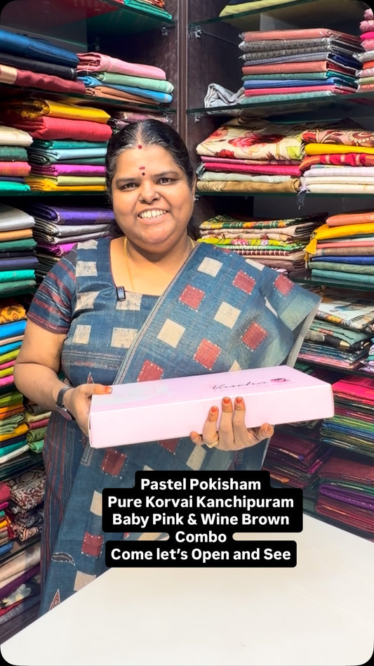 Pure Korvai Kanchipuram Silk Saree | Flat 5% less 

Vallisvaseha.co...