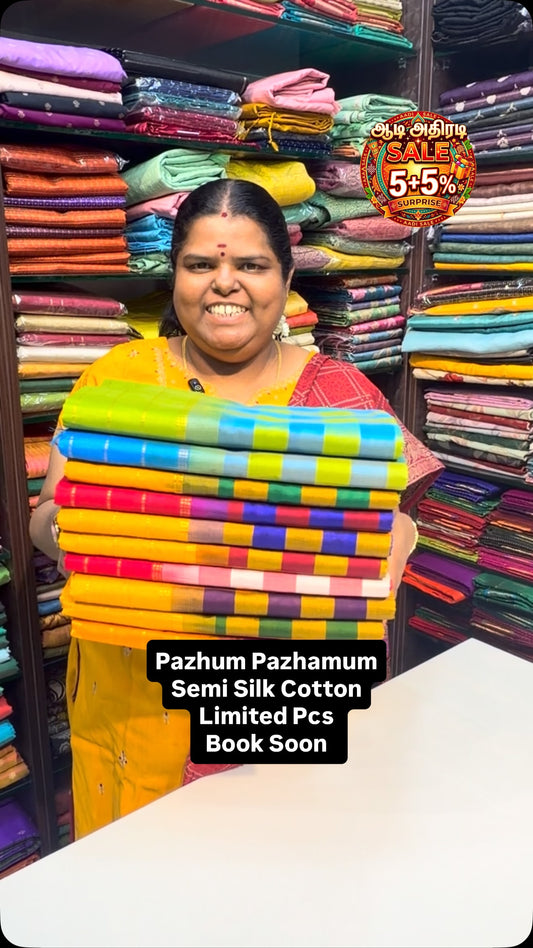 Semi Silk Cotton | Flat 5% less 

Vallisvaseha.com
Search Code:- VV...