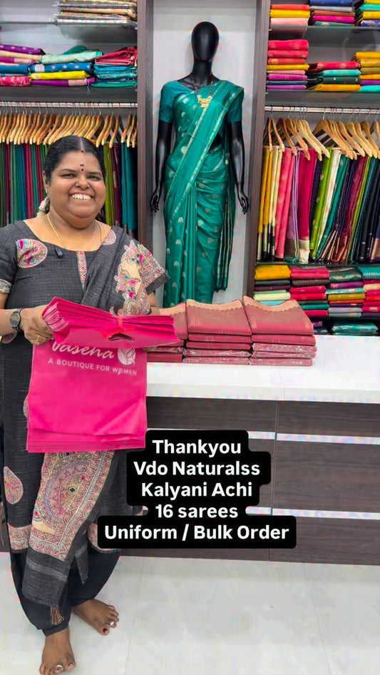 16 sarees , Thankyou 
@vdo_naturalss_cold_pressed_oil @vdonaturalss...