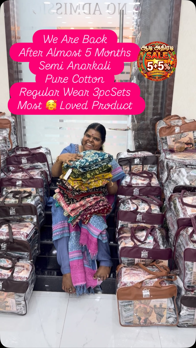 Readymade - Flat 5% less - Summer Special - Readymade Pure Cotton 3...