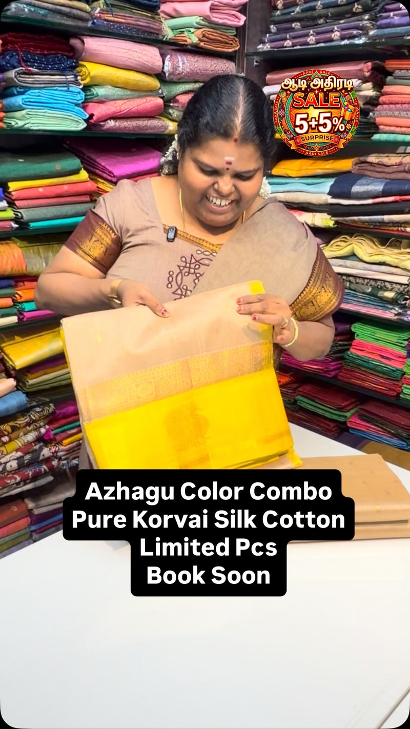 Korvai - Pure Silk Cotton - Flat 5% less now - Book Soon - Limited ...
