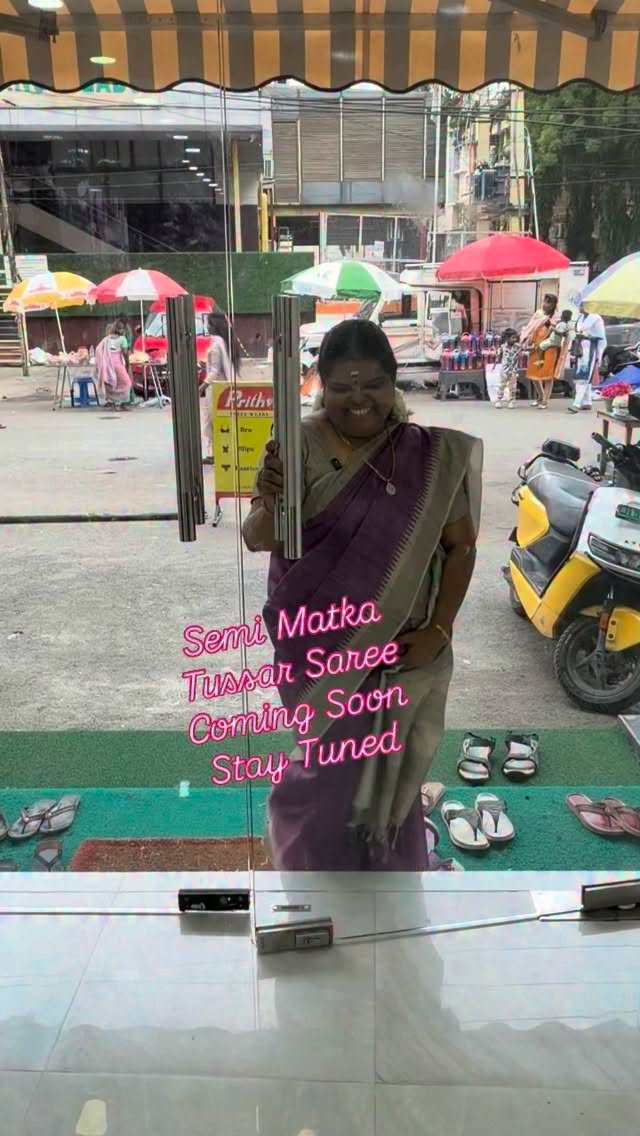 Semi Matka Tussar Saree - Coming Soon - Stay Tuned … #vallisvaseha ...
