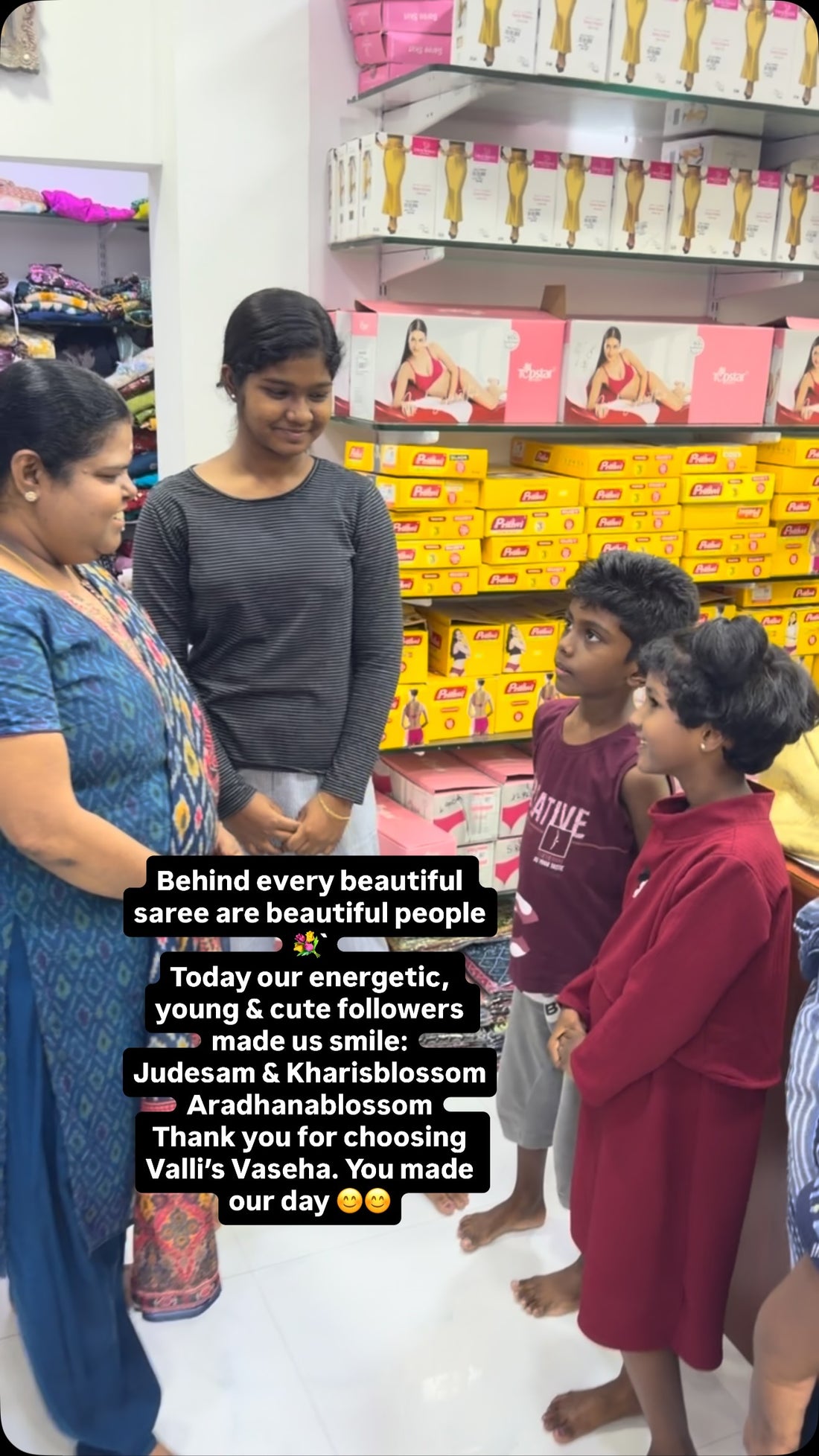 Behind every beautiful saree are beautiful people Today our energet...