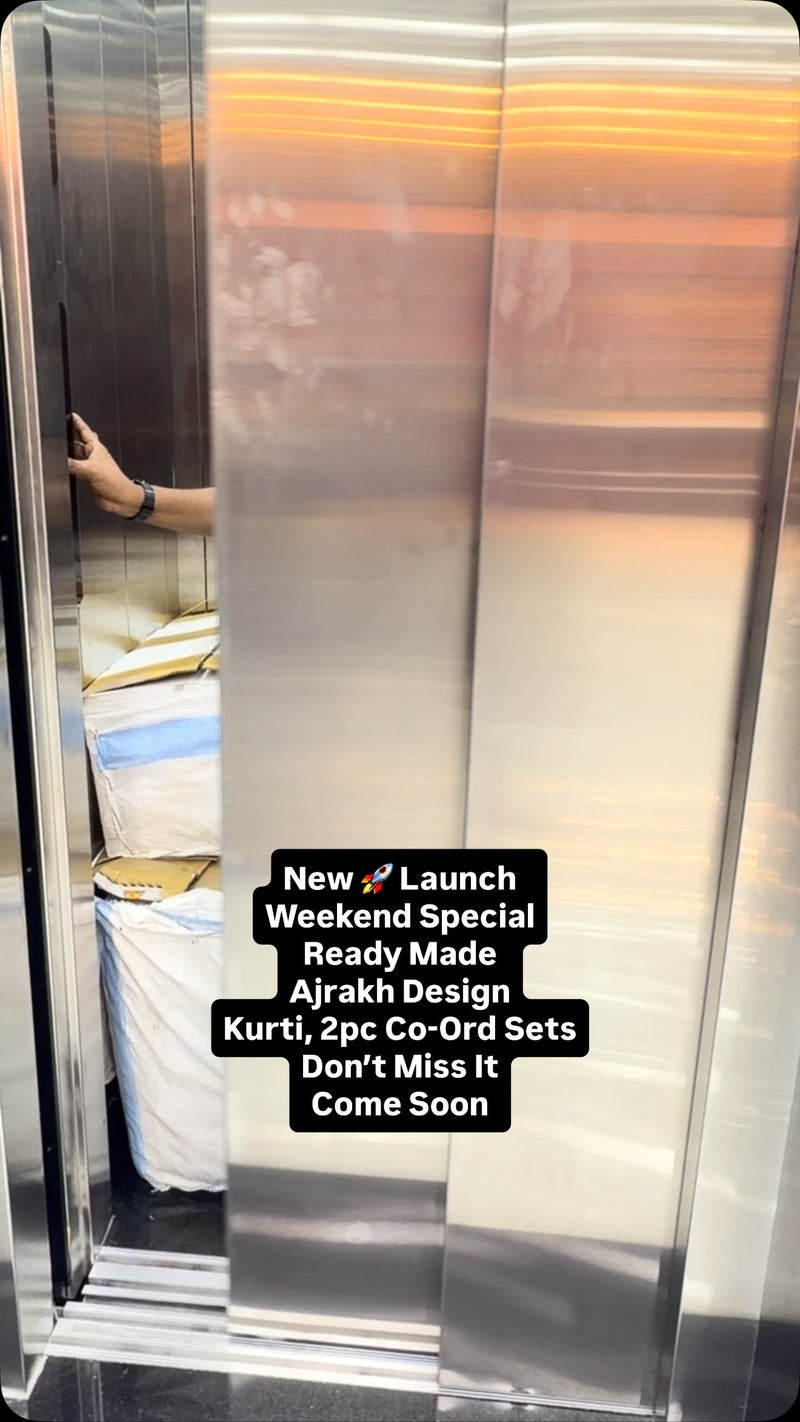New 🚀 Launch - Weekend Special - Ready Made 
Ajrakh Design - Kurti...