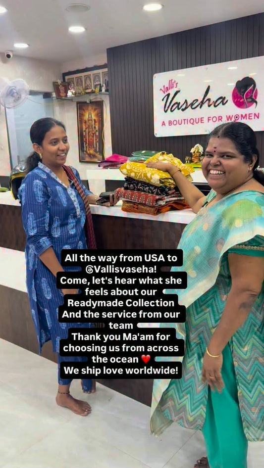 #Customer Feedback 
All the way from USA to @Vallisvaseha!
Come, le...
