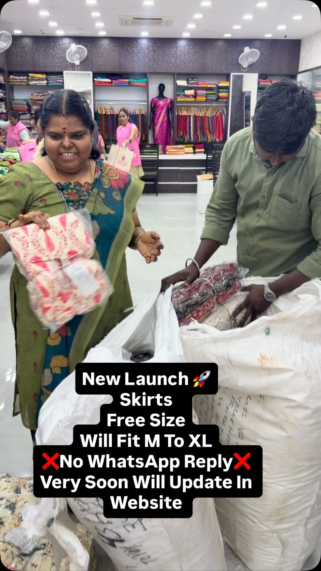 New Launch 🚀 
Skirts 
Free Size -  Will Fit M To XL
❌No WhatsApp R...