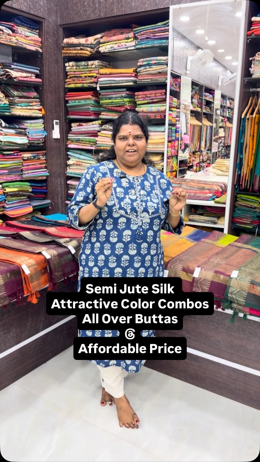 Semi Jute Silk Sarees | All Over Butta | Contrast Border | Book Soo...