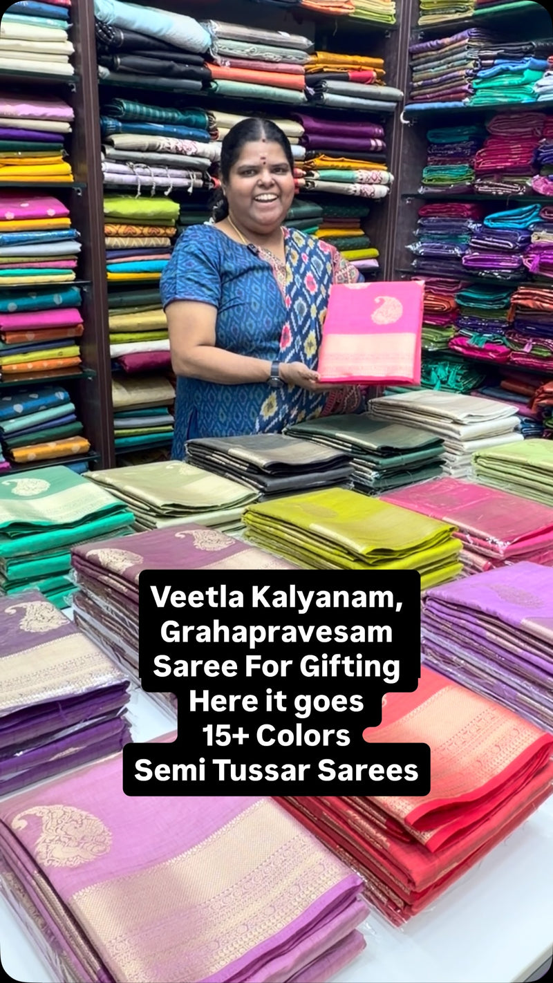 Veetla Kalyanama? 💍
Grahapravesam ah? 🏠
Gifting ku Saree Theduree...