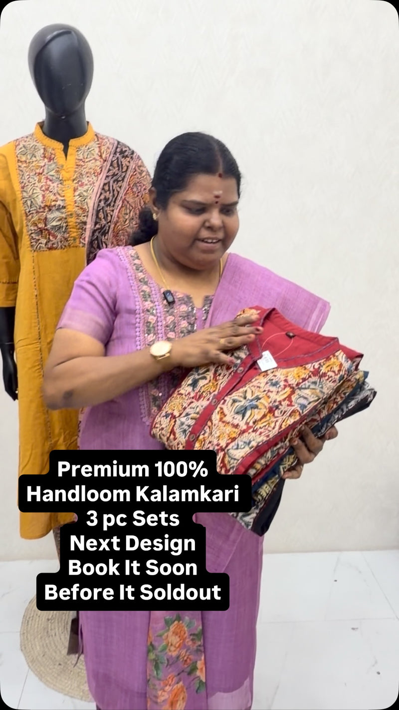 Pure Handloom | Kalamkari Sets | Readymade | Pure Cotton | Don’t Mi...