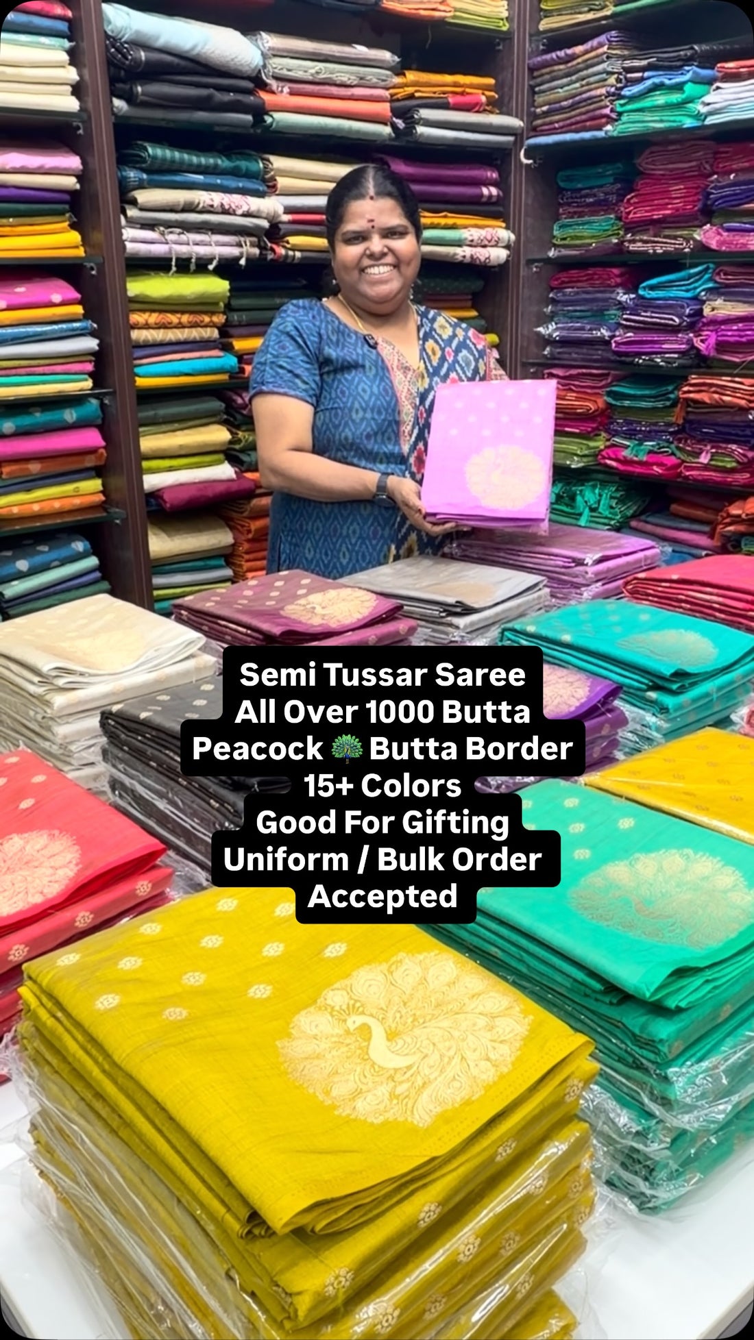 Semi Tussar Saree | Good For Gifting

Vallisvaseha.com
Search Code:...