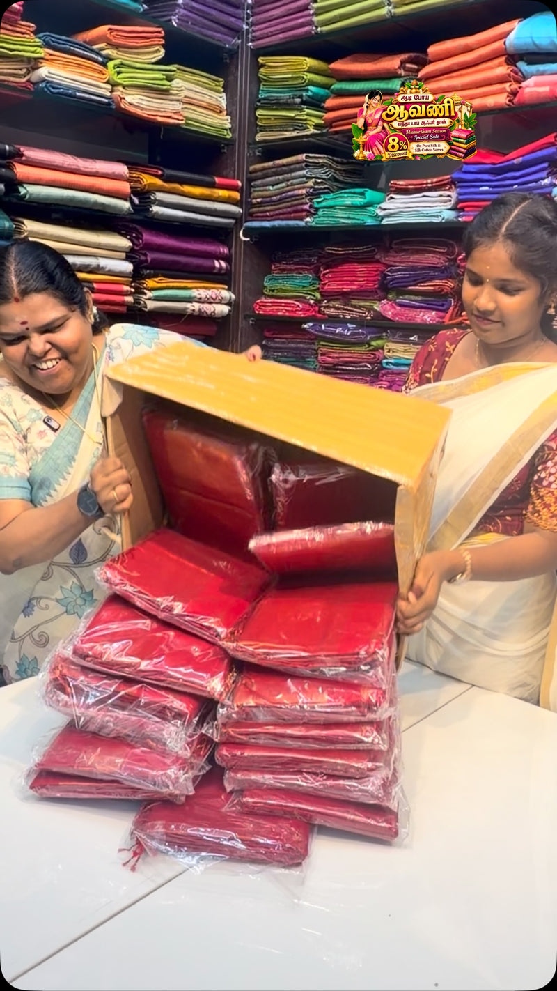 Pure Maheshwari Silk Cotton Saree | Flat 8% less now 

Vallisvaseha...