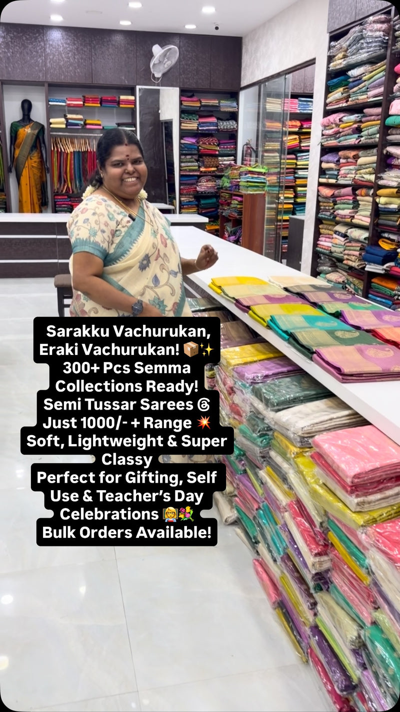 Sarakku Vachurukan, Eraki Vachurukan! 📦✨
300+ Pcs Semma Collection...