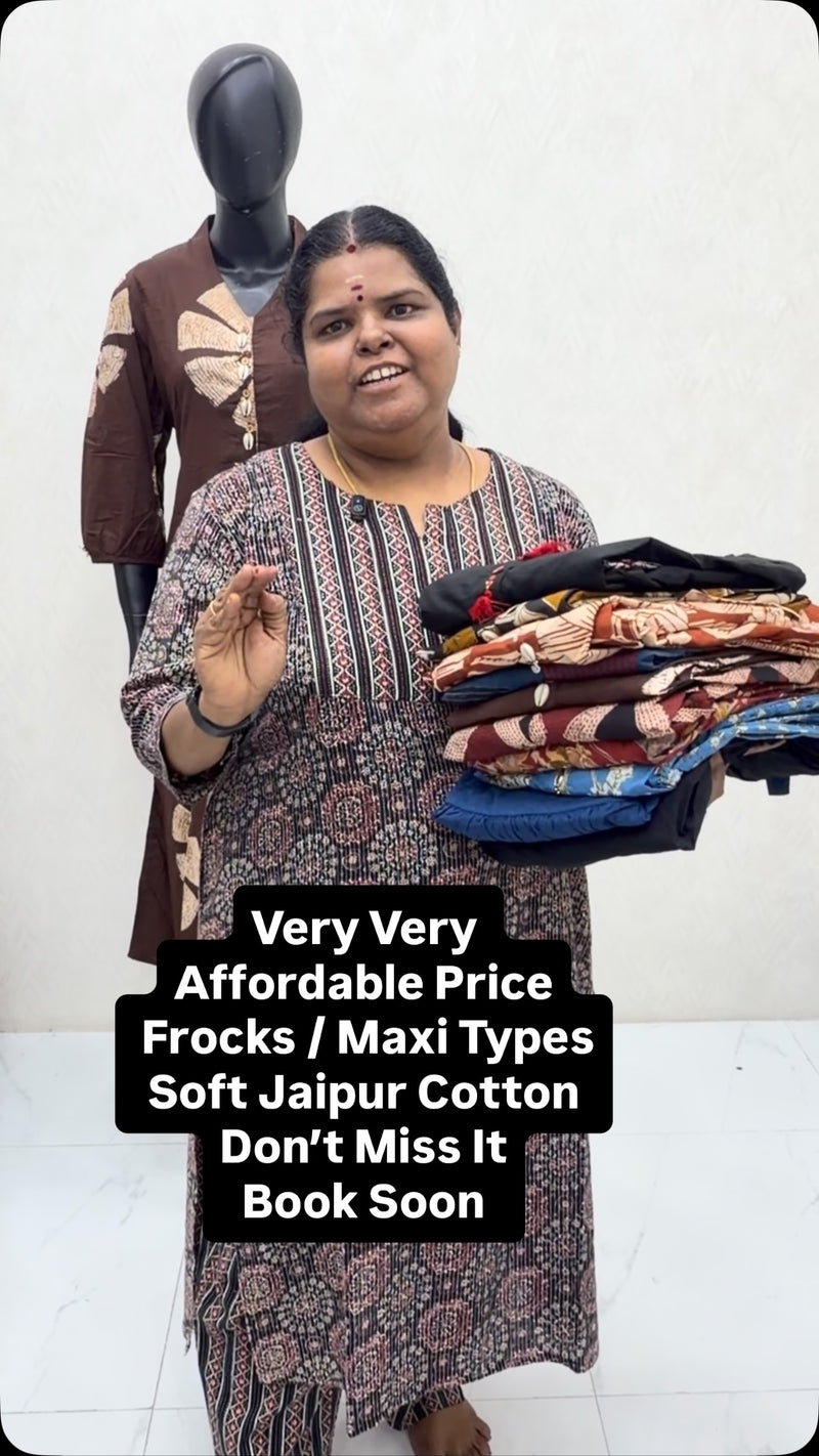 Readymade | Pure Cotton | Maxi / Frock Style | Don’t Miss It | Book...