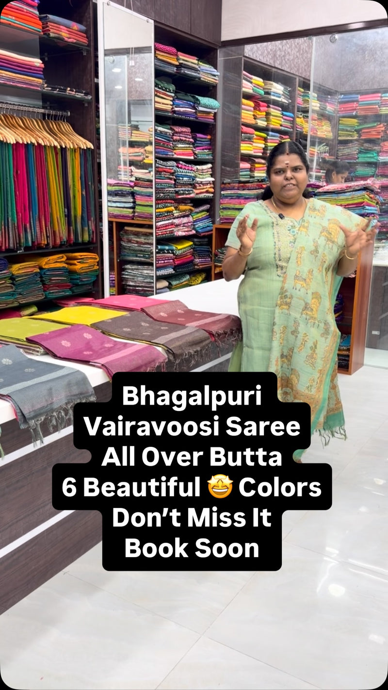 Bhagalpuri Silk - Soft  Saree - Vaira Voosi Lines - Limited Pcs - B...