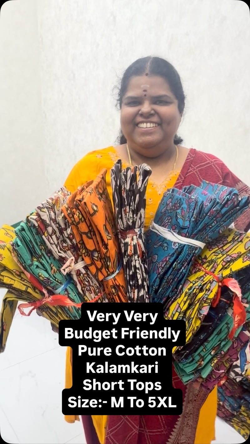 Budget Friendly | Kalamkari Short Top | Don’t Miss It | Book Soon

...