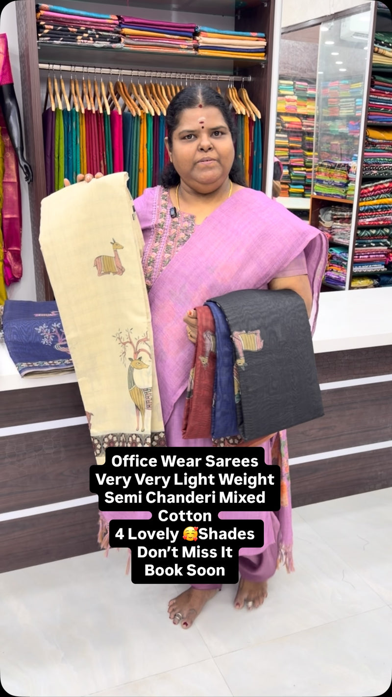 Semi Chanderi Sarees | Light Weight | Book Soon

Vallisvaseha.com
S...