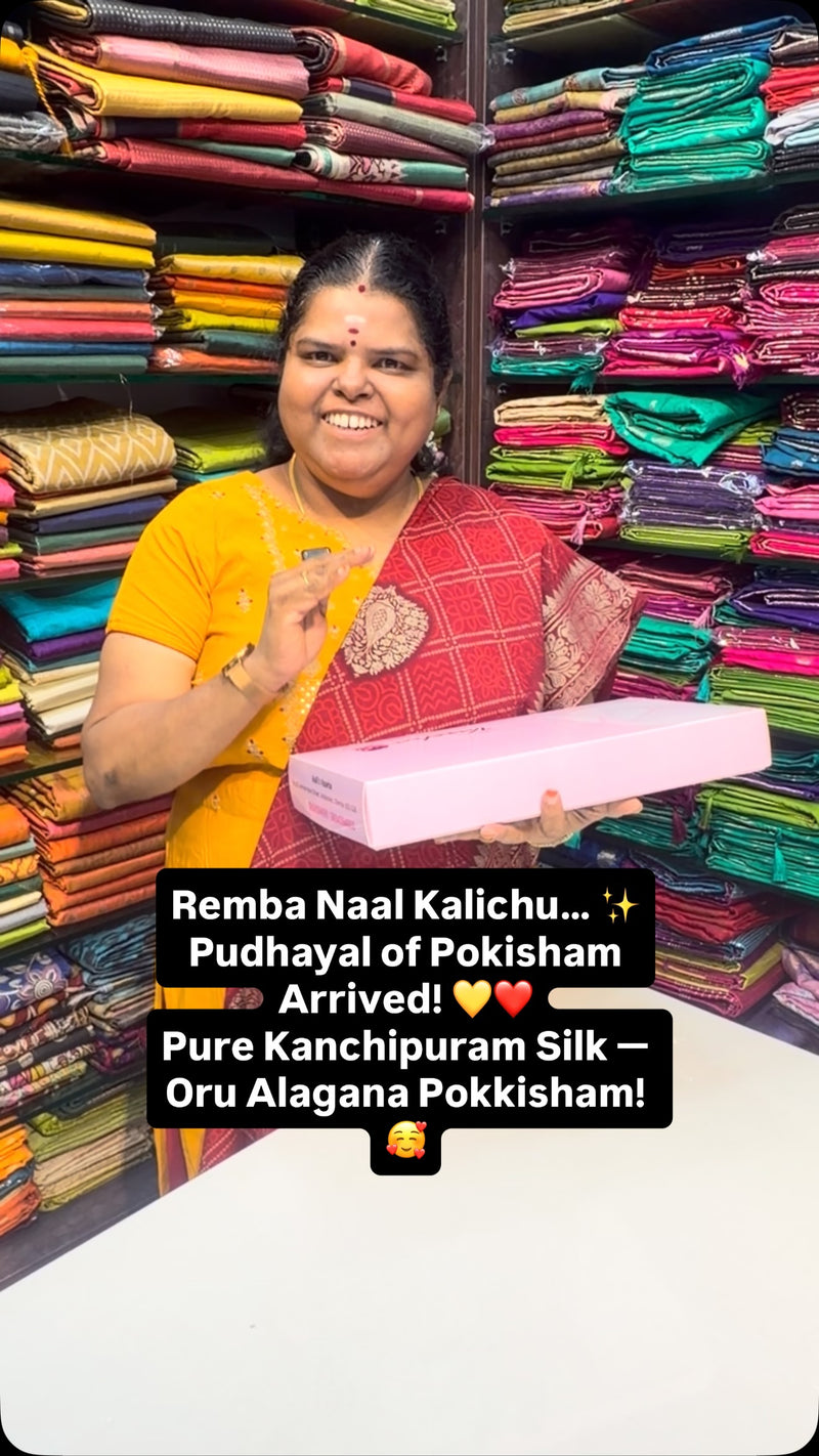 Remba Naal Kalichu… ✨
Pudhayal of Pokisham Arrived! 💛❤️
Pure Kanch...