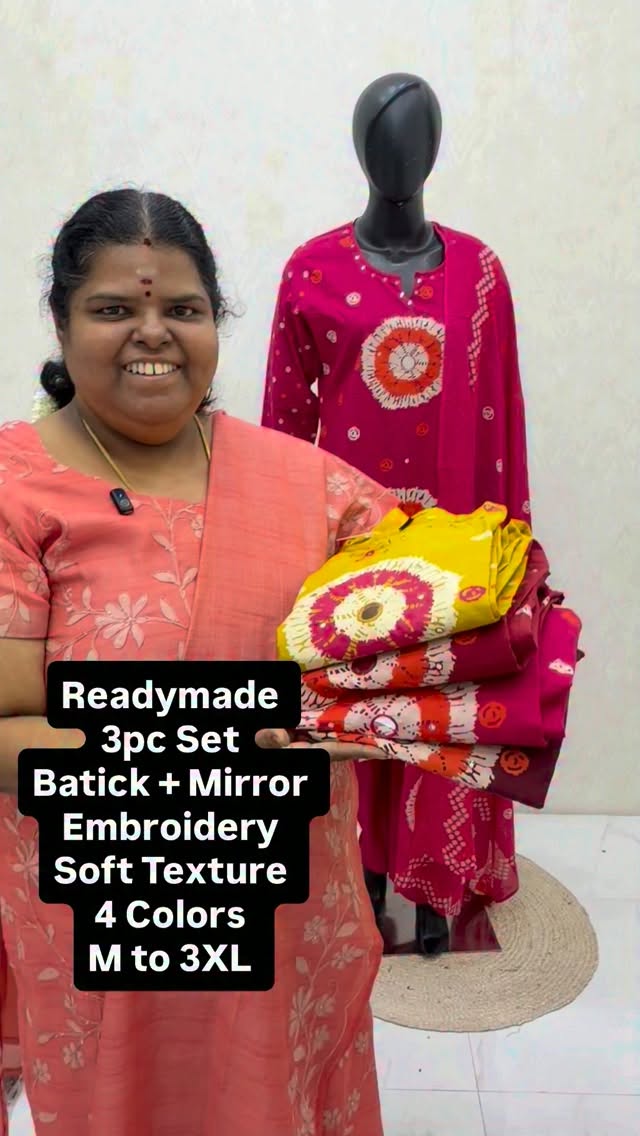Readymade - Cotton - 3 pc Set | Don’t Miss It | Book Soon

Vallisva...