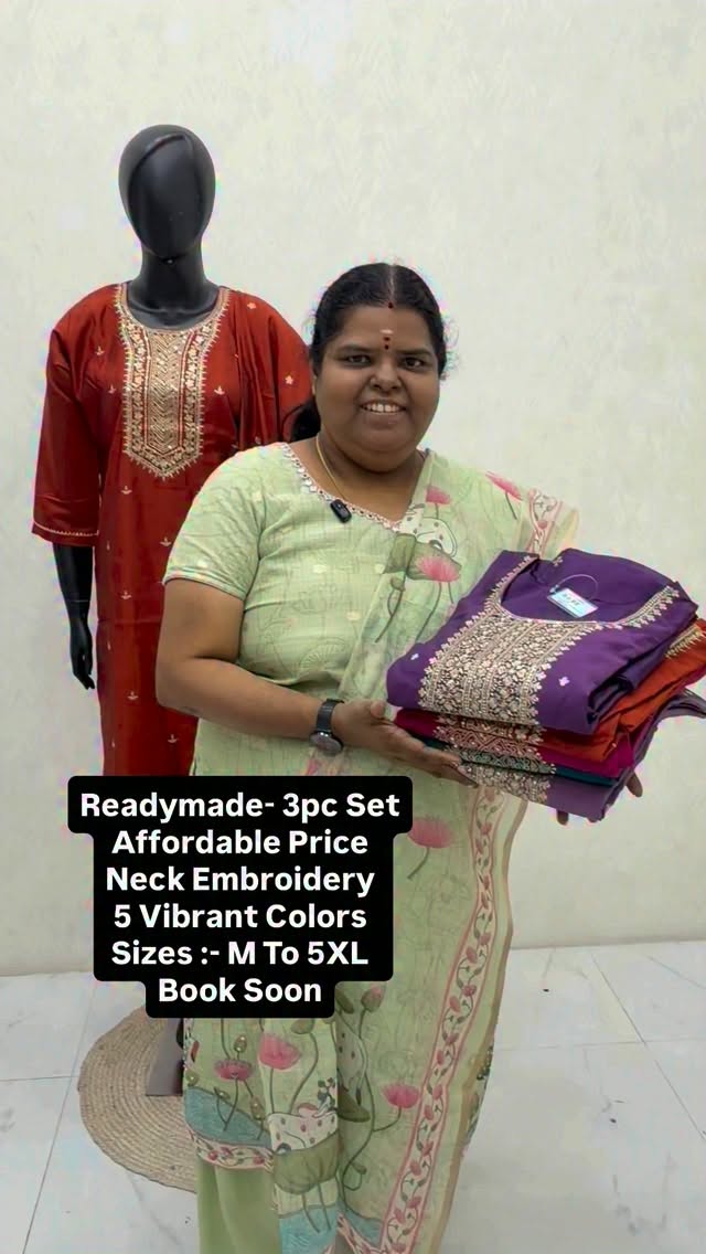 Readymade - Vedika Silk - 3 pc Set | Don’t Miss It | Book Soon

Val...