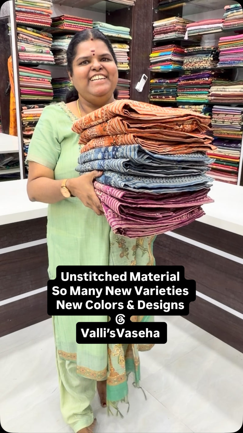 Unstitched Material -  College / Office / Regular Wear - Good news ...