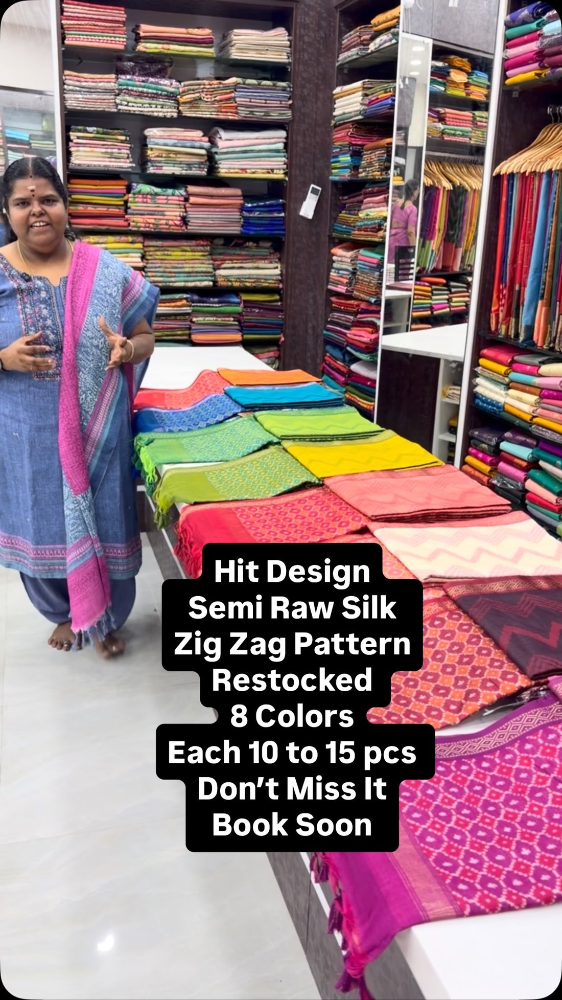 Semi Raw Silk | Zig Zag Design | Book Soon

Search Code:- VVRS003
V...