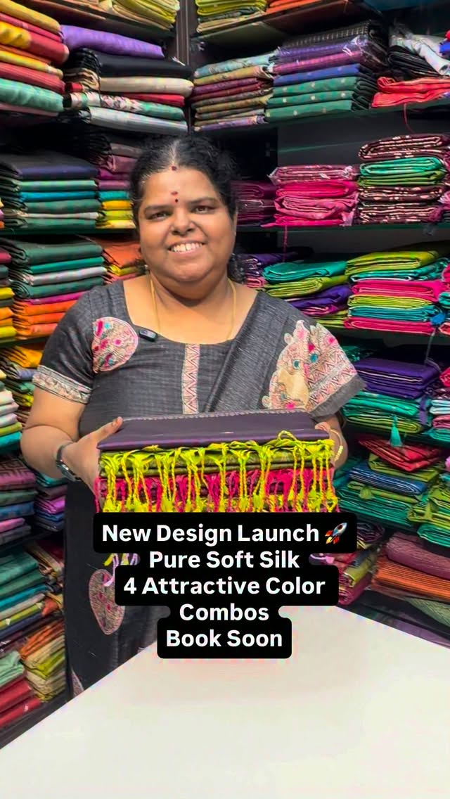 Pure Soft Silk Saree - New Design - Double Warp

Vallisvaseha.com
S...