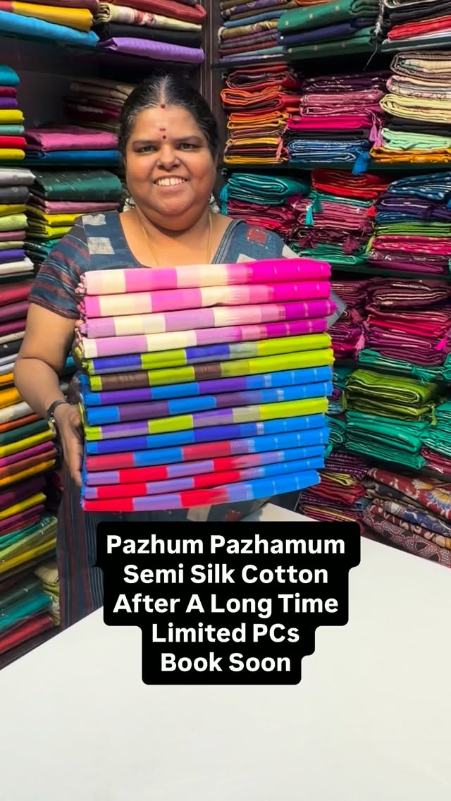 Pazhum Pazhamum | Semi Silk Cotton 

Vallisvaseha.com
Search Code:-...