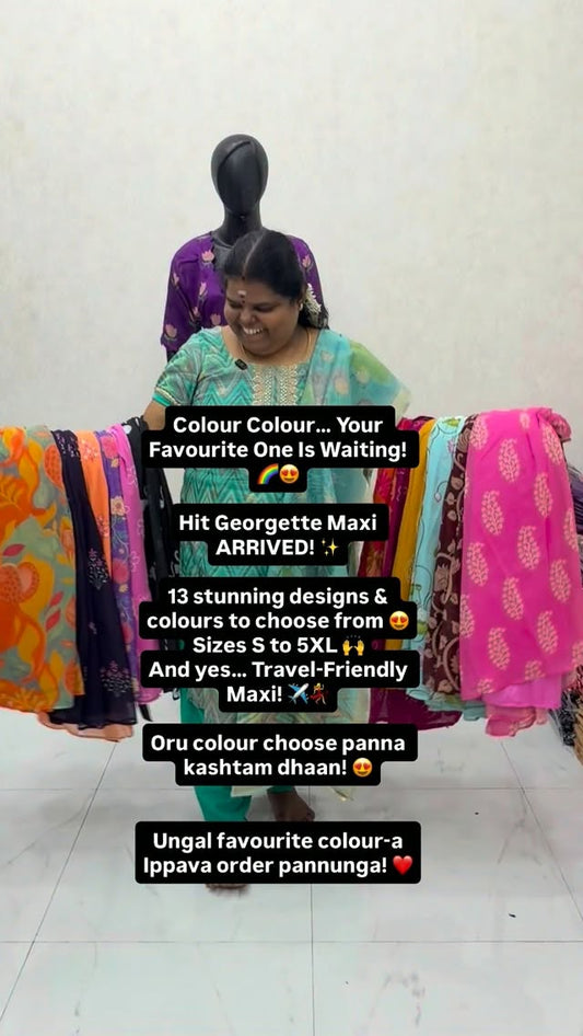 Colour Colour… Your Favourite One Is Waiting! 🌈😍

Hit Georgette M...